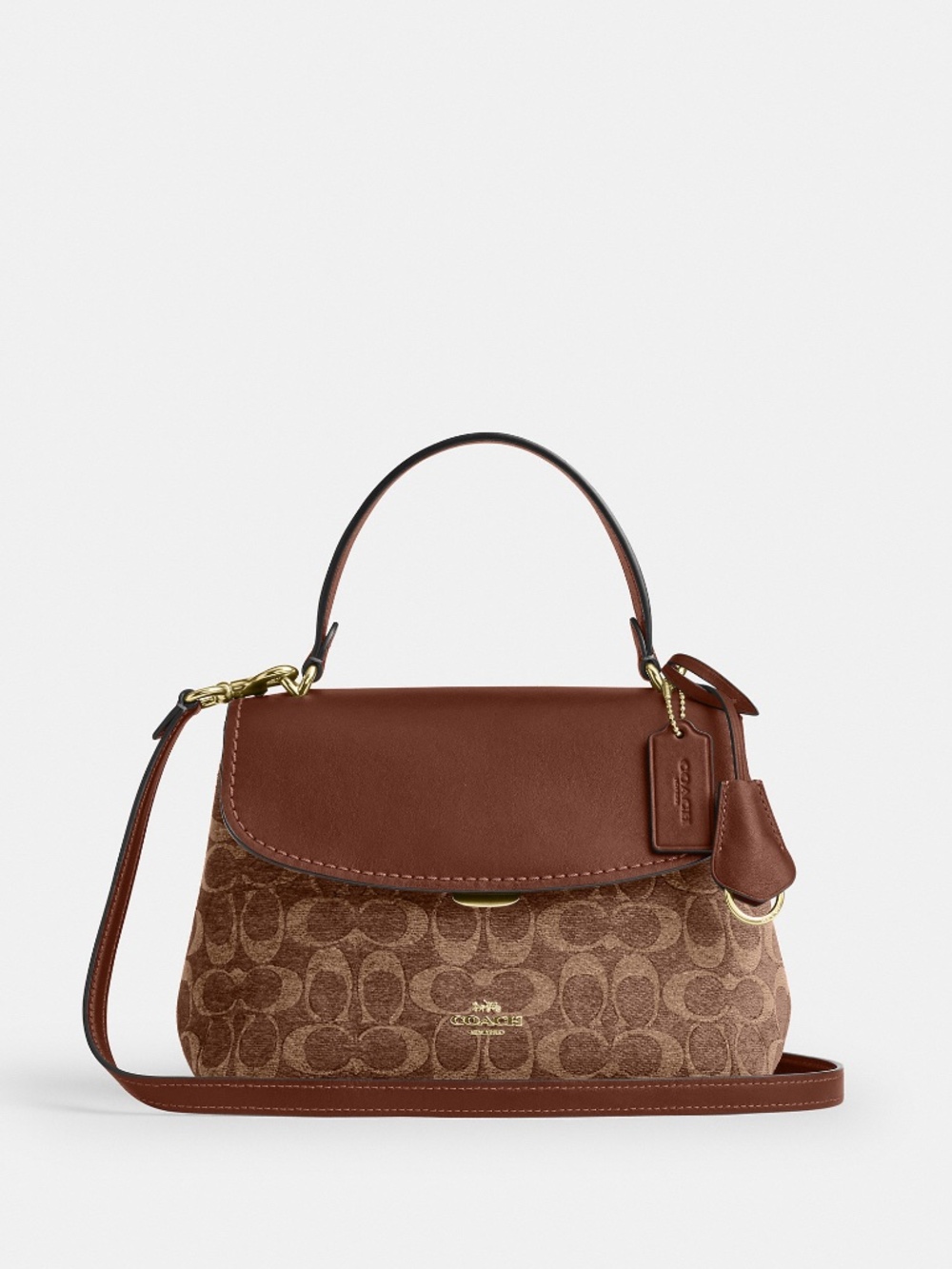 Coach Outlet Emory Top Handle Bag In Signature Chenille - Picture 1 of 3